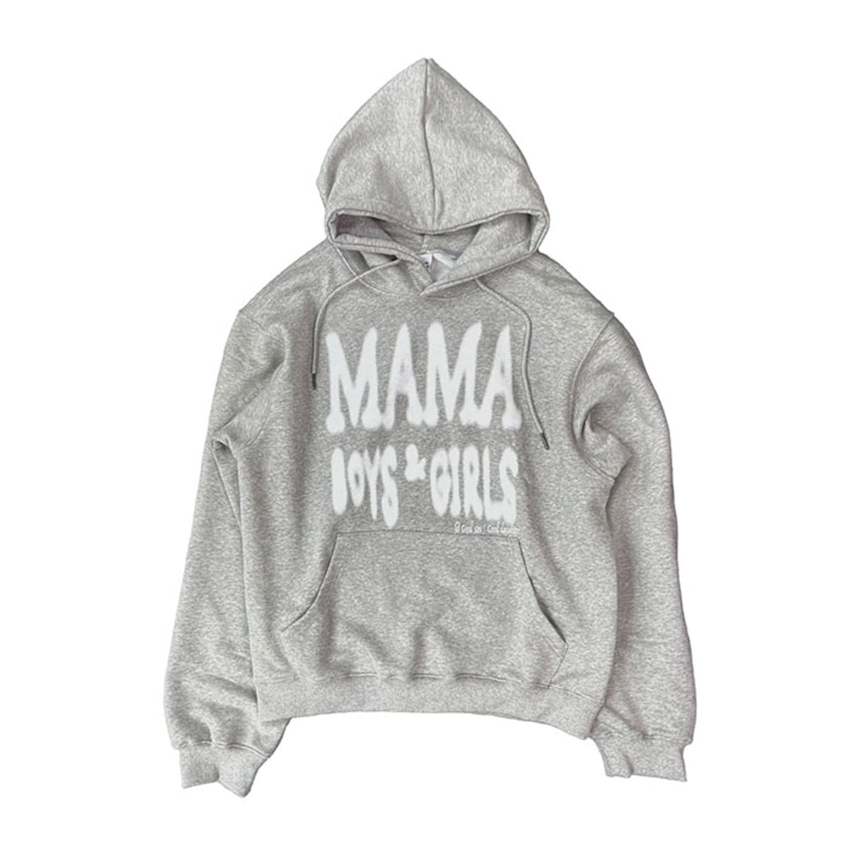 TCM mama hoodie (grey)