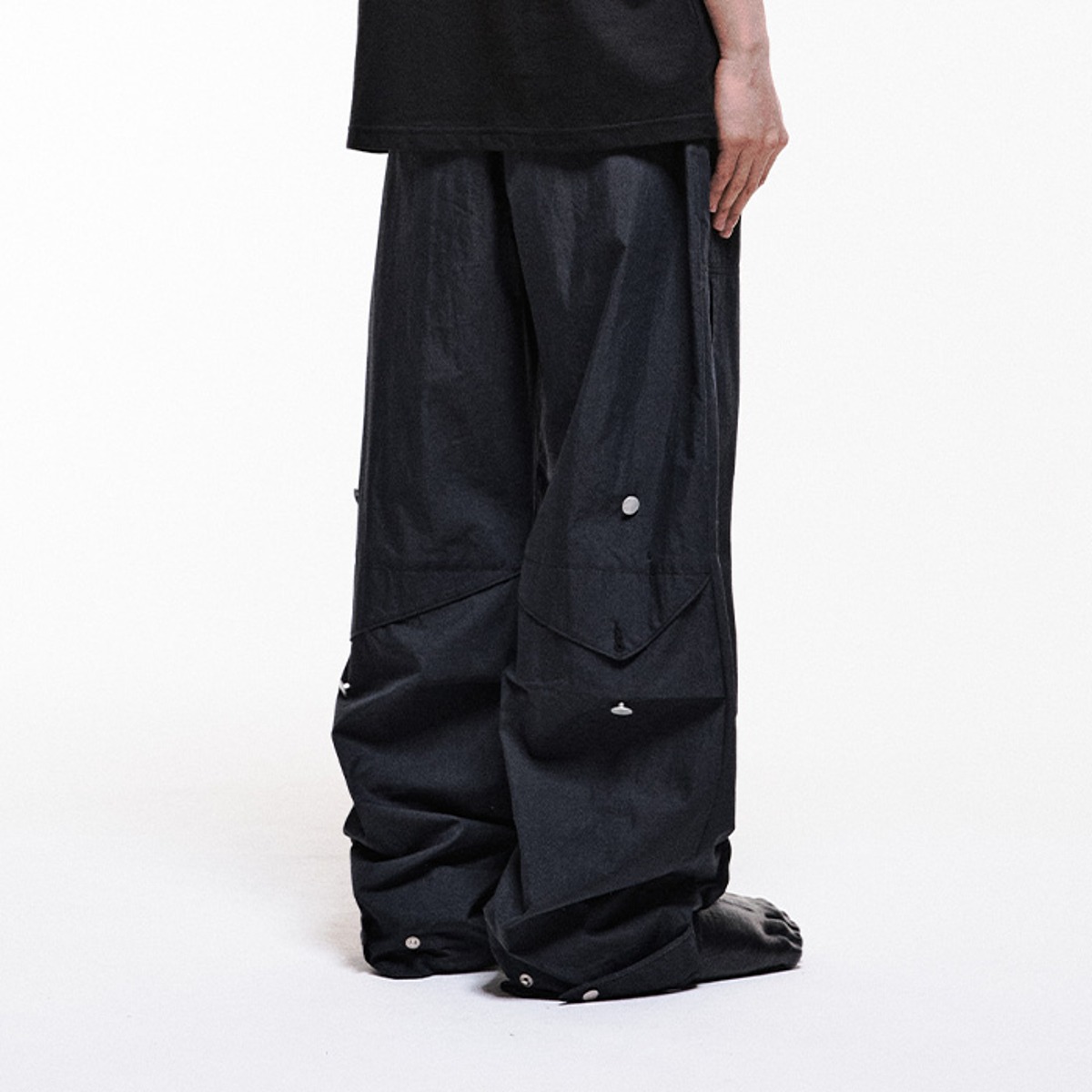 TCM snap pants (black) (6/7 예약배송)