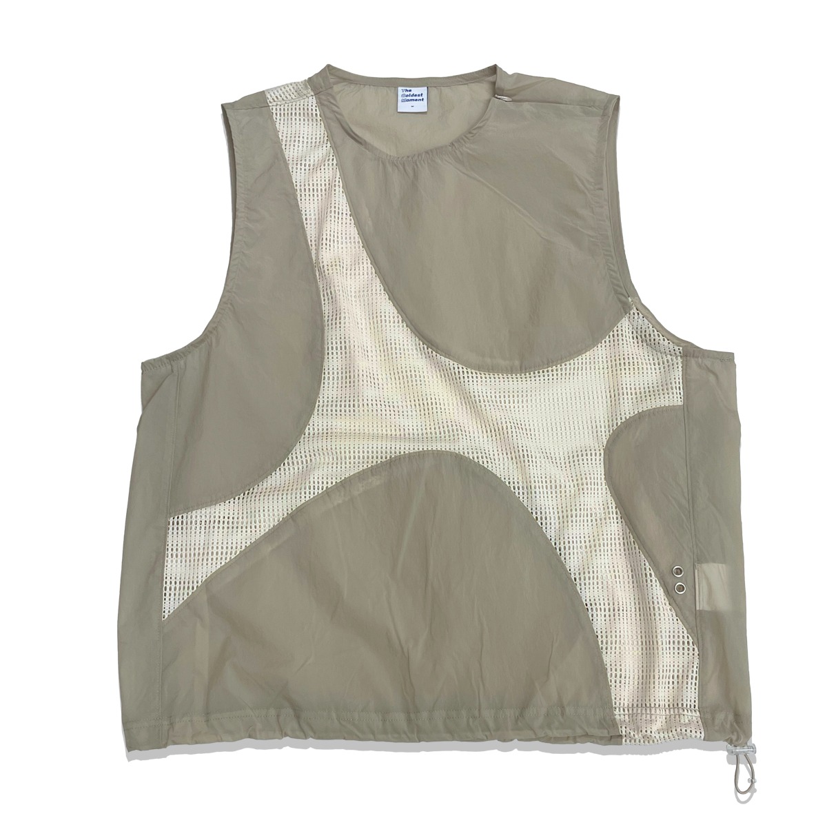 TCM nylon layered mesh vest (brown)