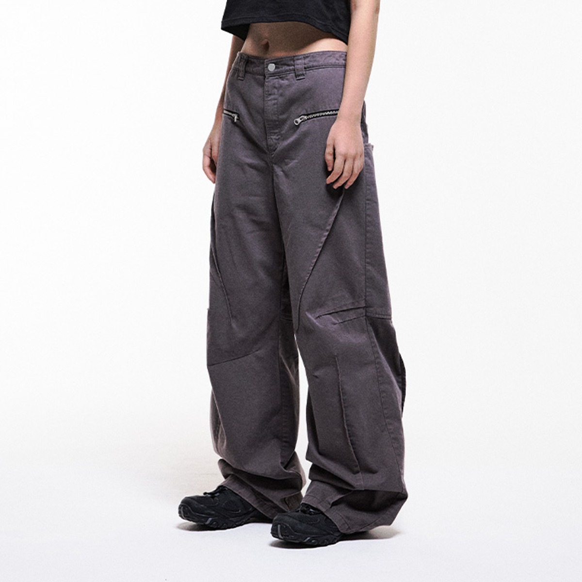 TCM slash pants (purple grey) (6/14 예약배송)