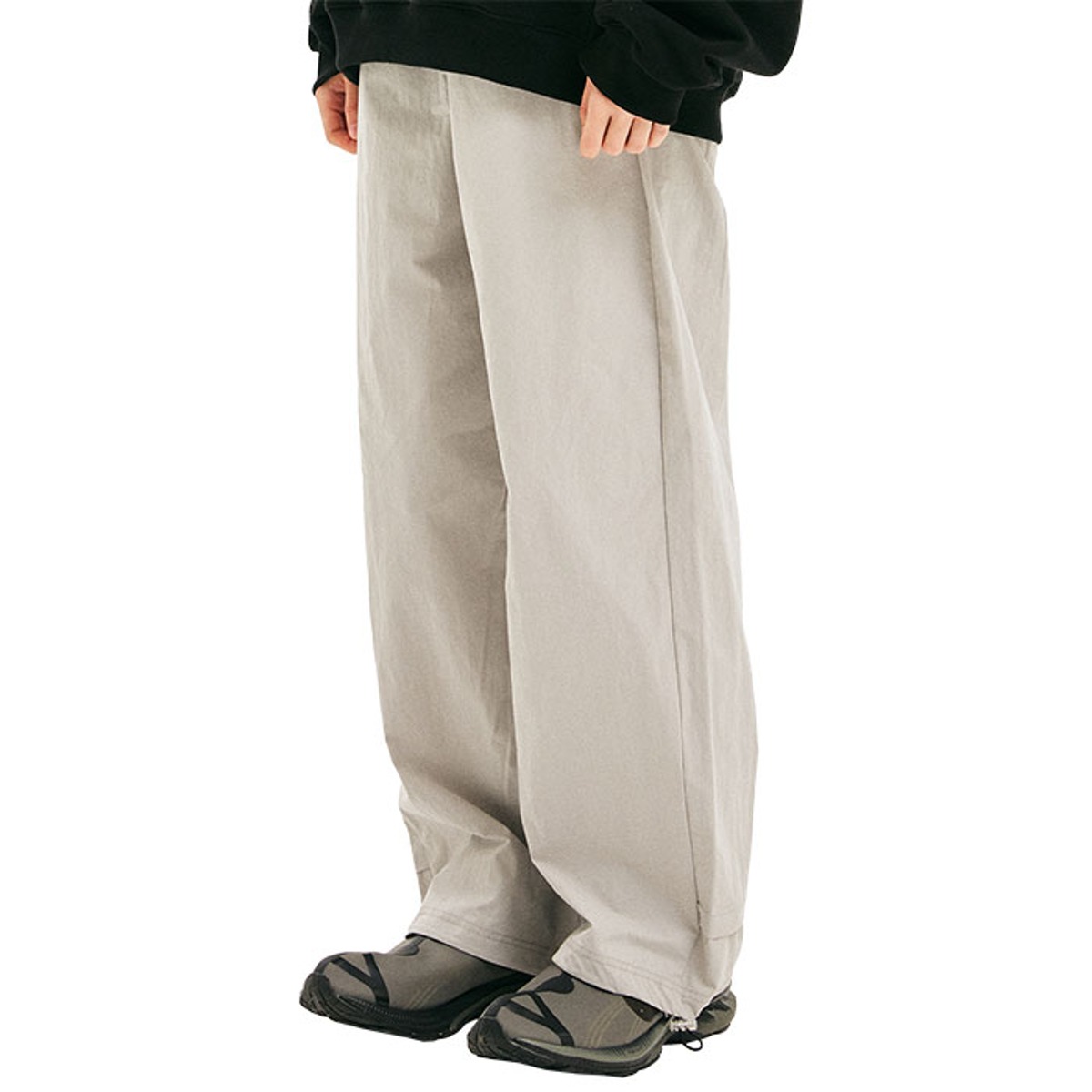 TCM easy nylon pants (light gray)