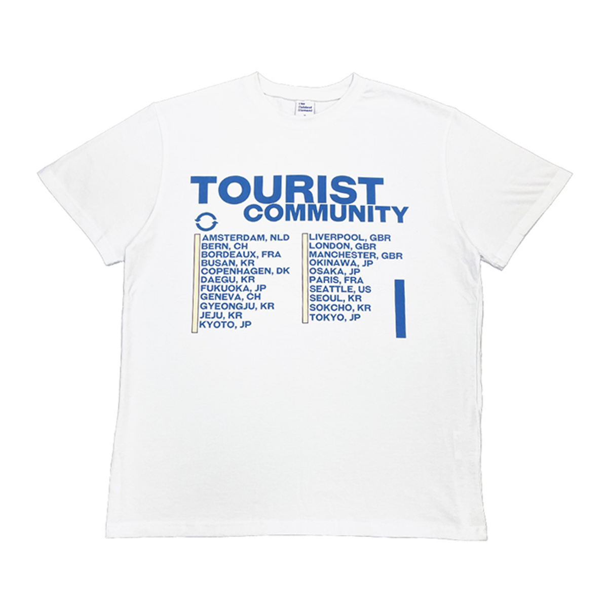 TCM tourist T (white)