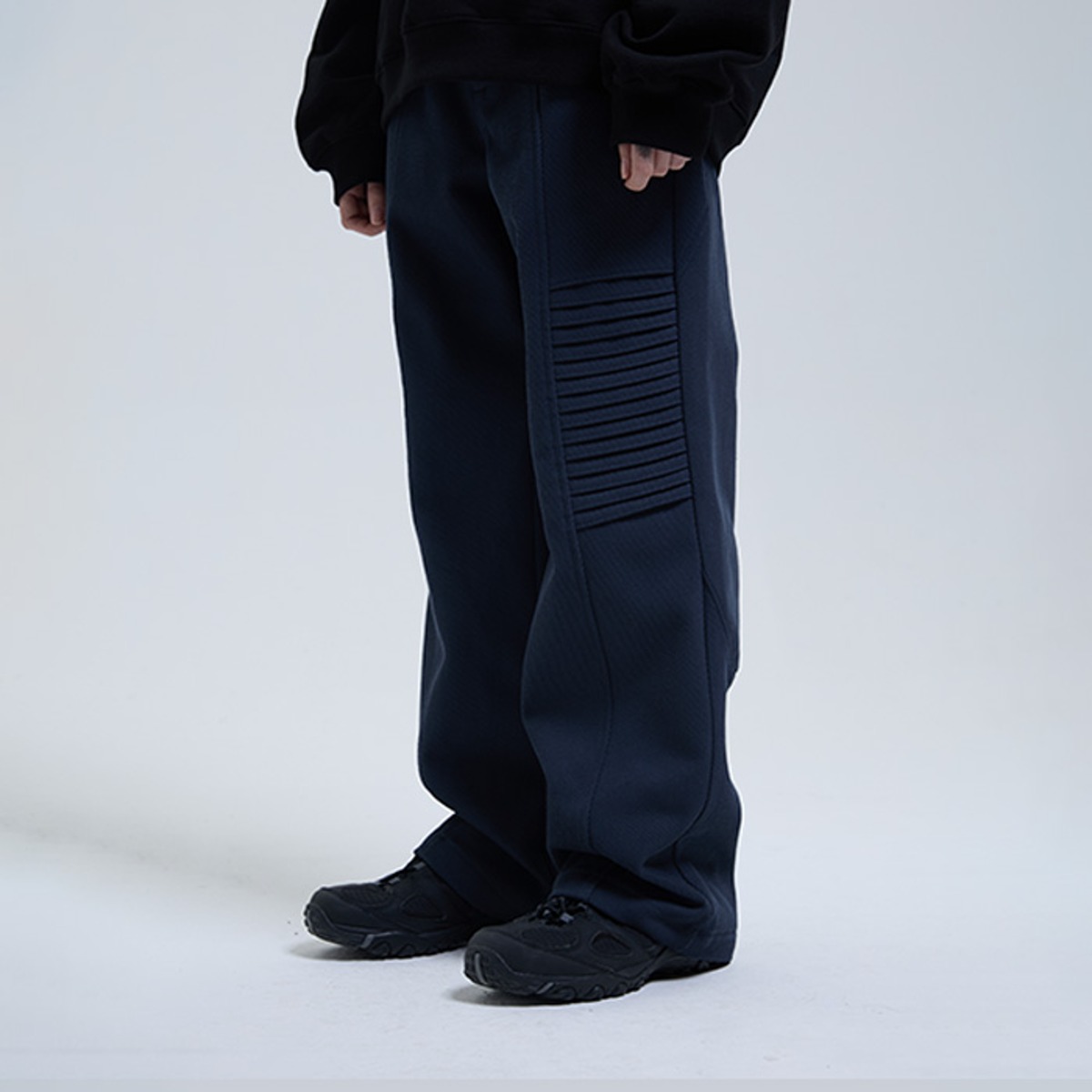TCM fold pants (navy)