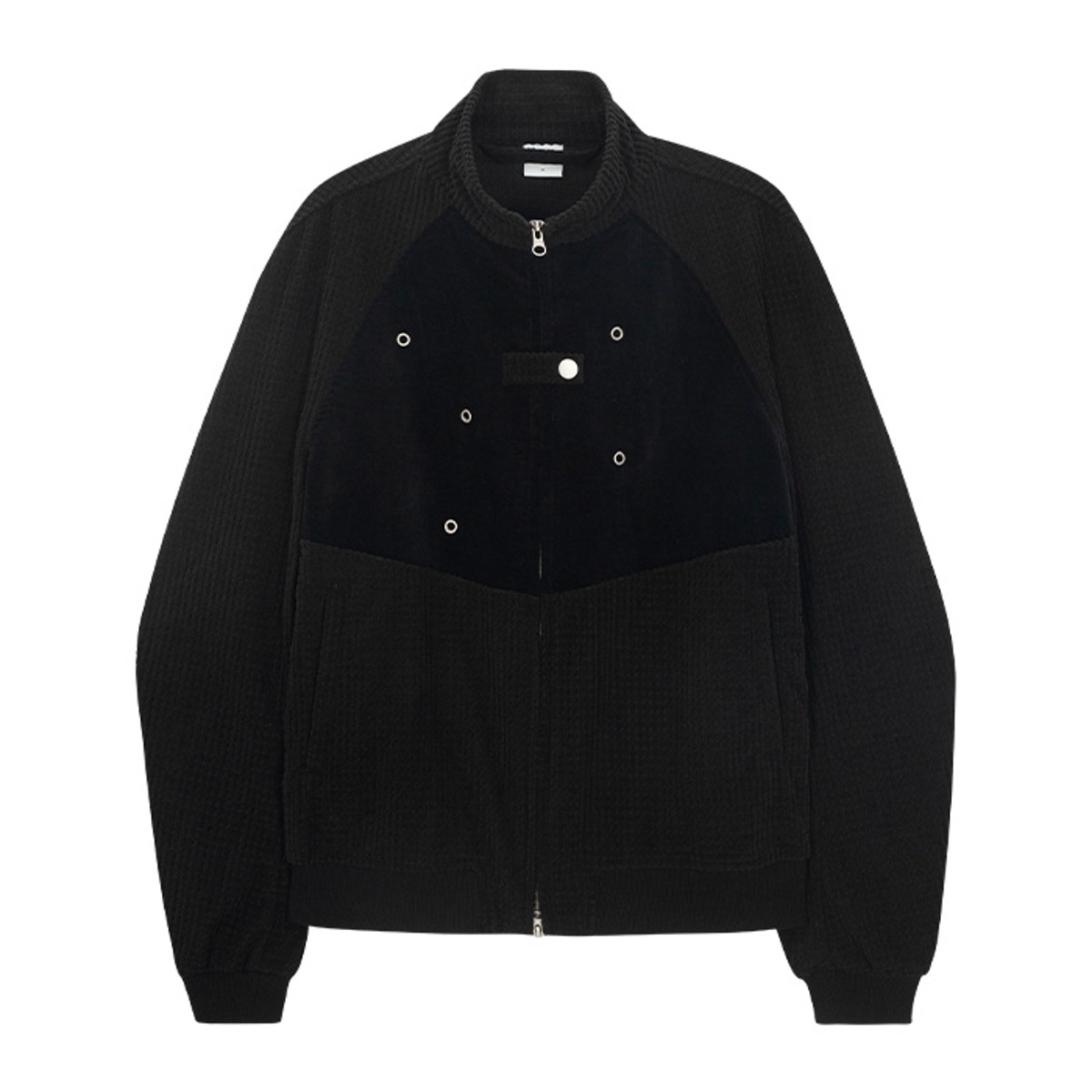 TCM waffle bomber jacket (black) (10/20 예약배송)
