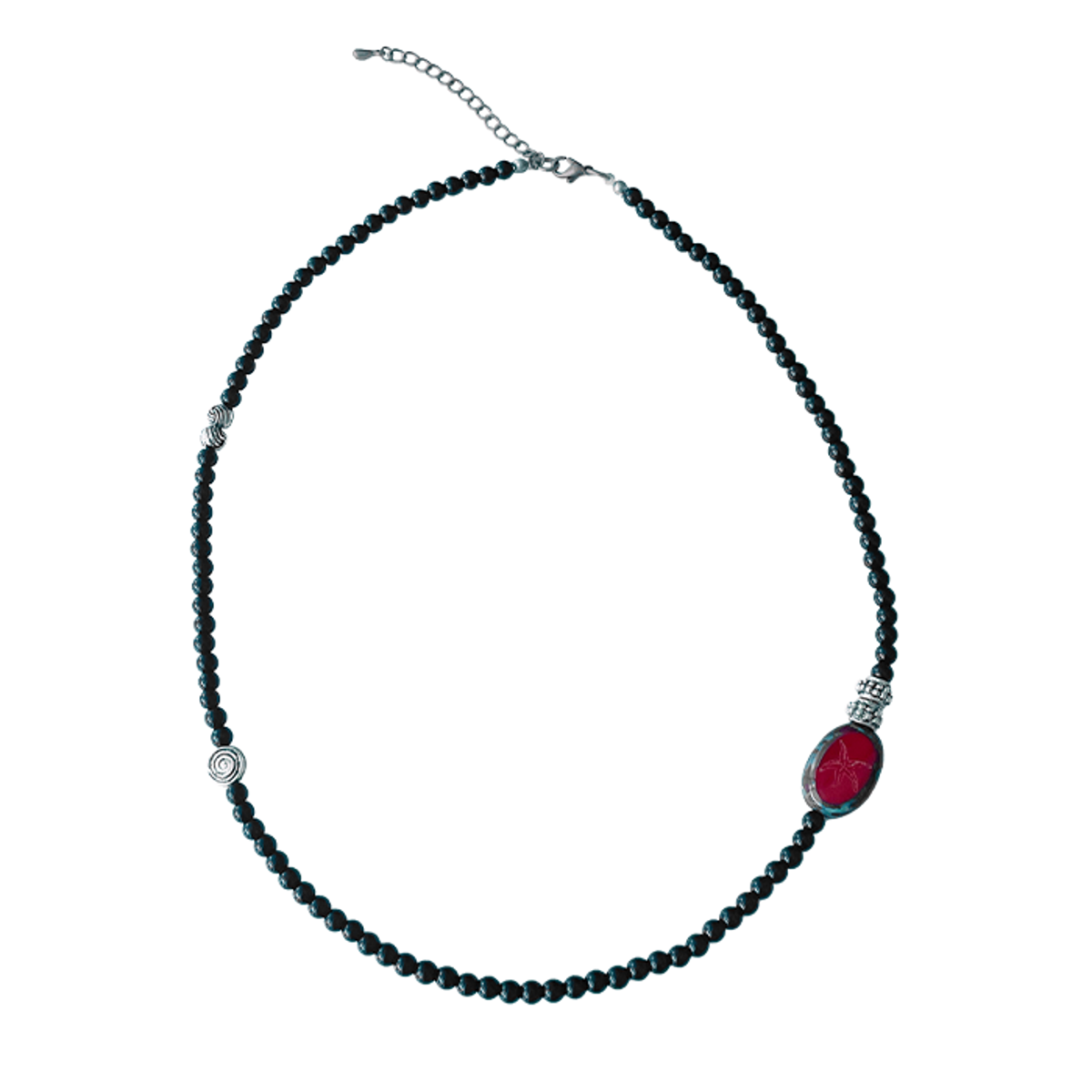TCM vintage stone necklace (10/20 예약배송)