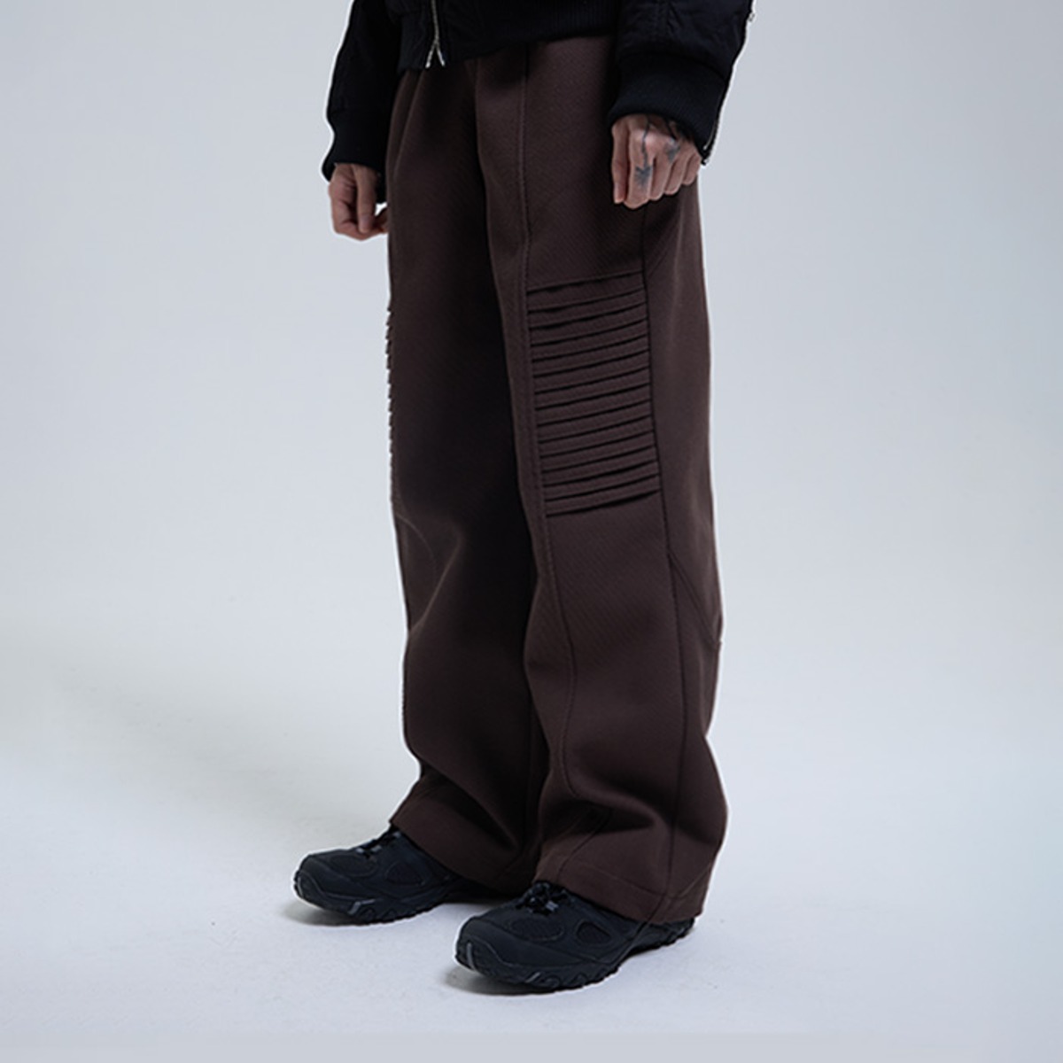TCM fold pants (brown)