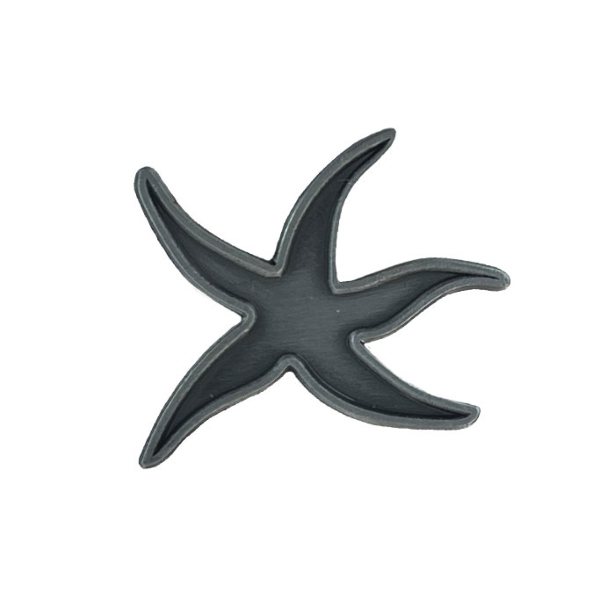 TCM starfish badge (vintage silver)