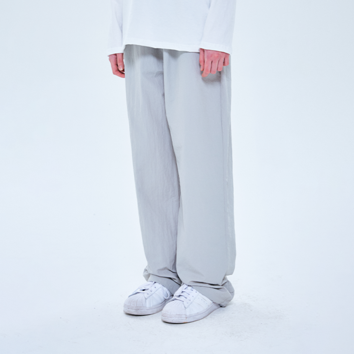 TCM easy nylon pants (light grey)