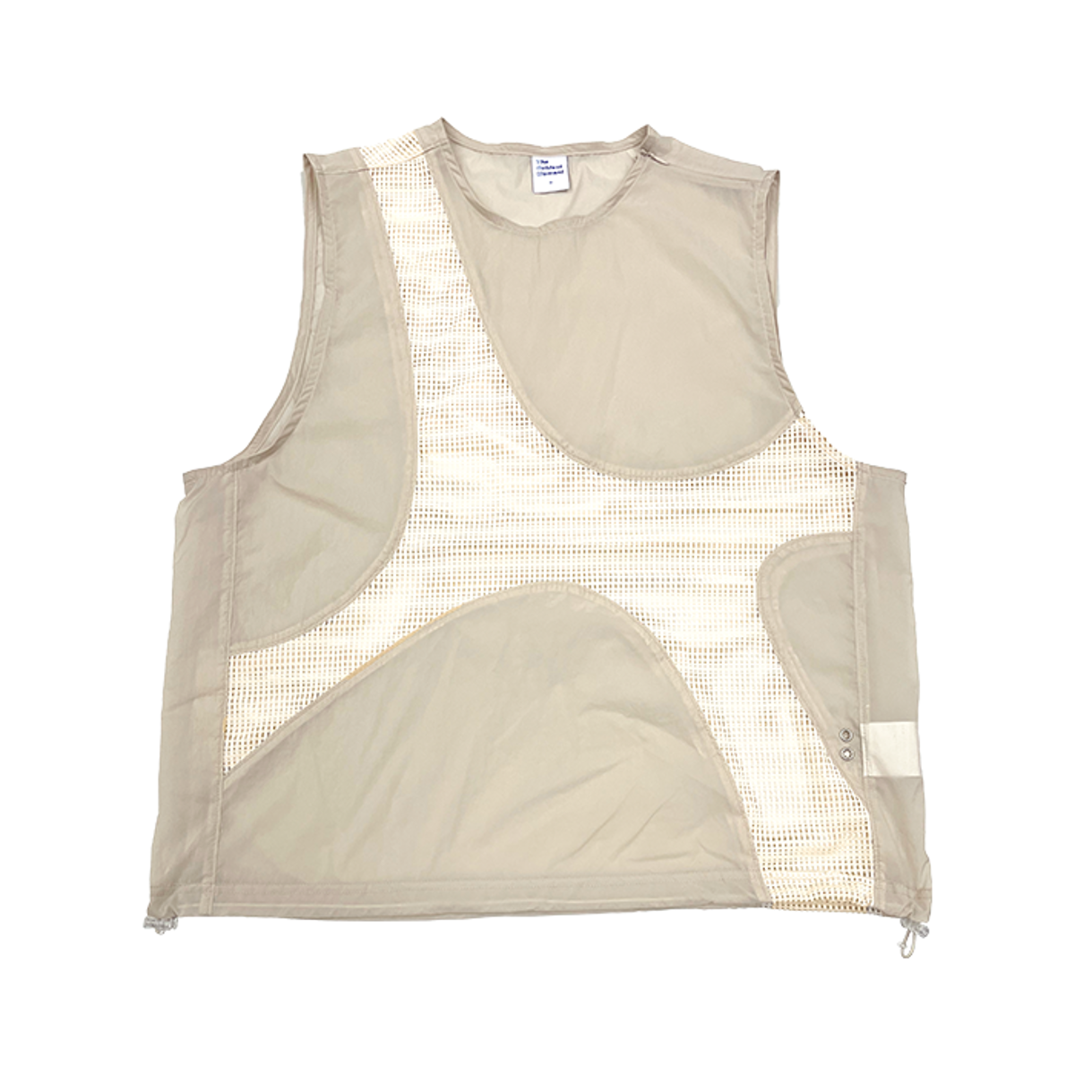TCM nylon layered mesh vest (beige)