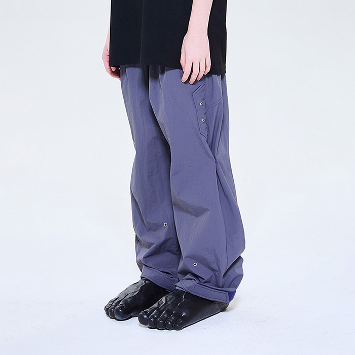 TCM nylon eyelet pants (purple)