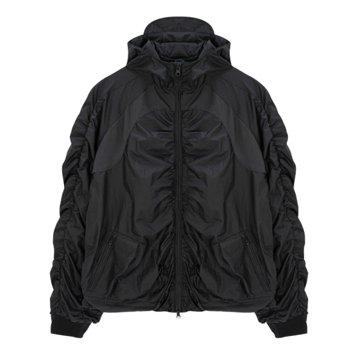 TCM ripstop shirring jacket (black) (10/27 예약배송)