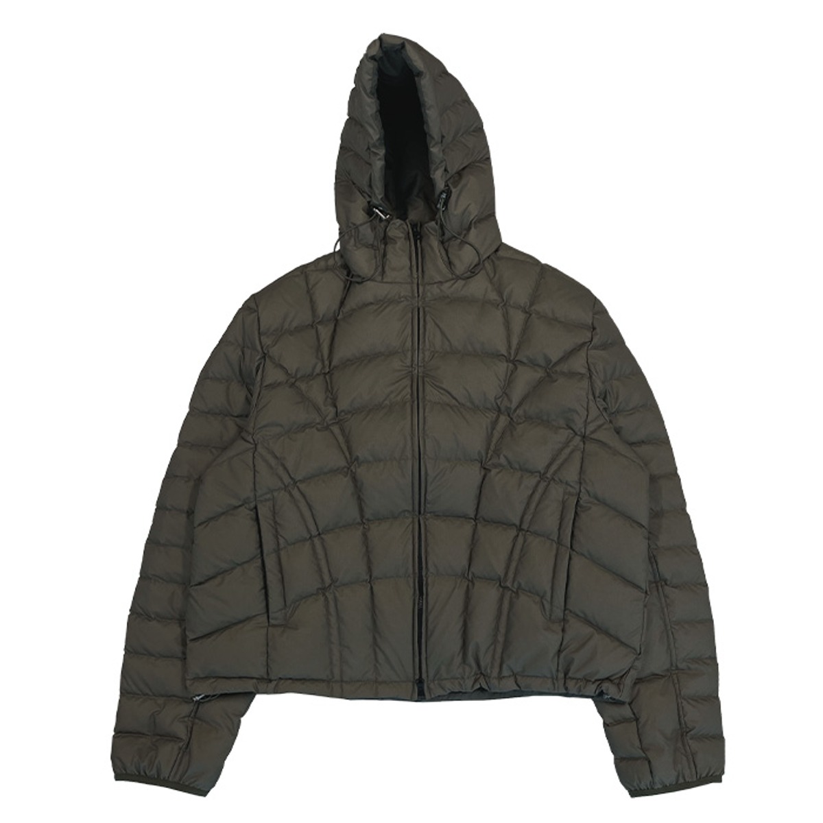 TCM web light puffer jacket (khaki brown)