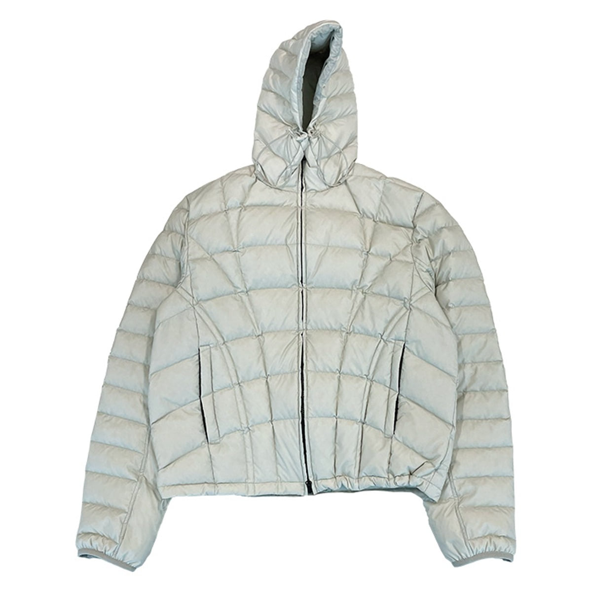 TCM web light puffer jacket (light grey)