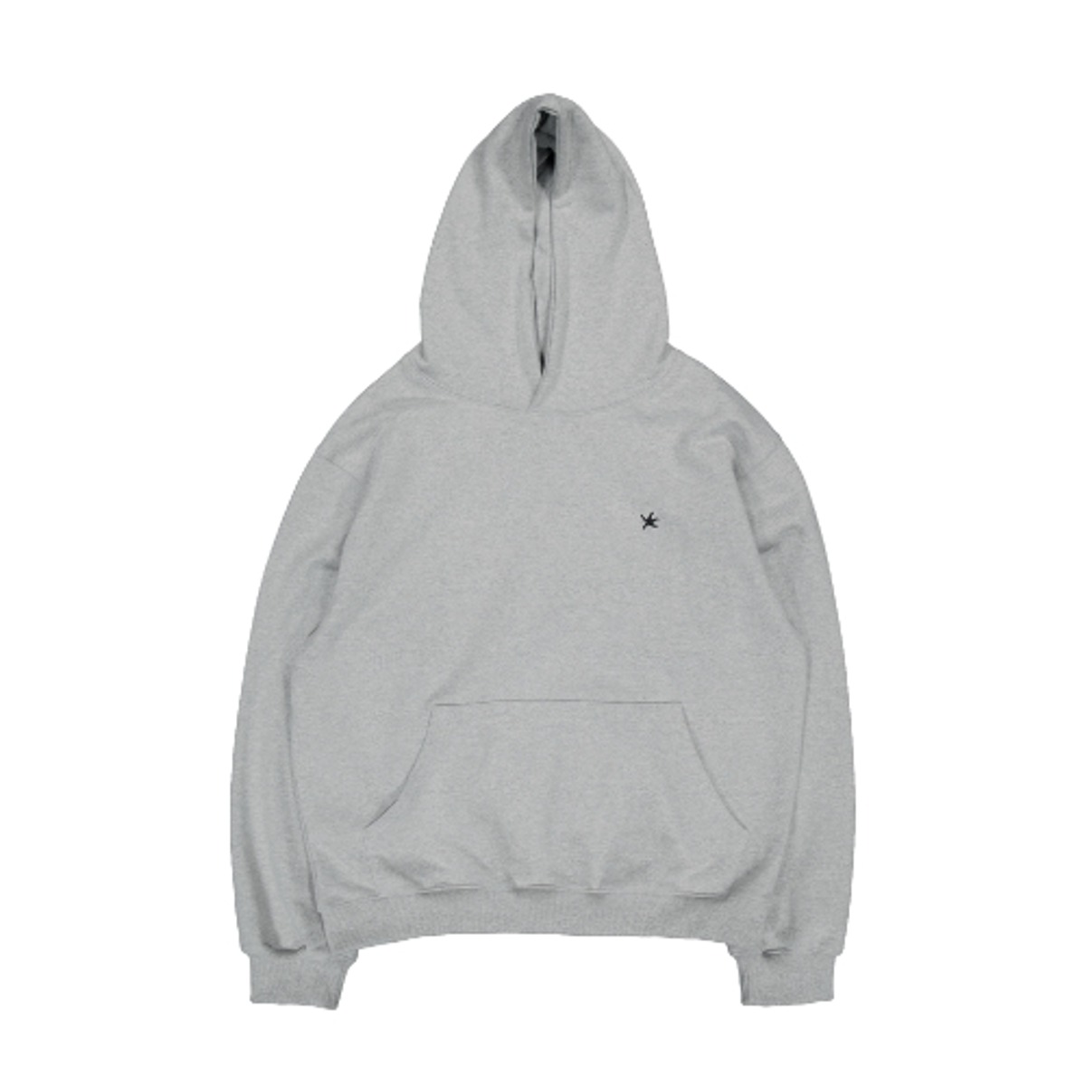 TCM starfish mini logo hoodie (grey)